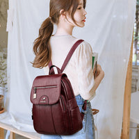 Luxe Leren Dames Rugtas - Isolde
