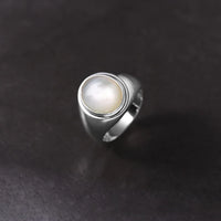 Pinctada Albina Zilveren Ring - Isla