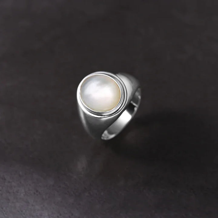 Pinctada Albina Zilveren Ring - Isla