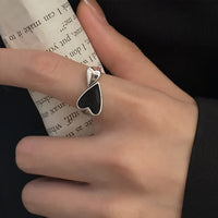 Verstelbare Symmetrische Hartenring - Evelyn