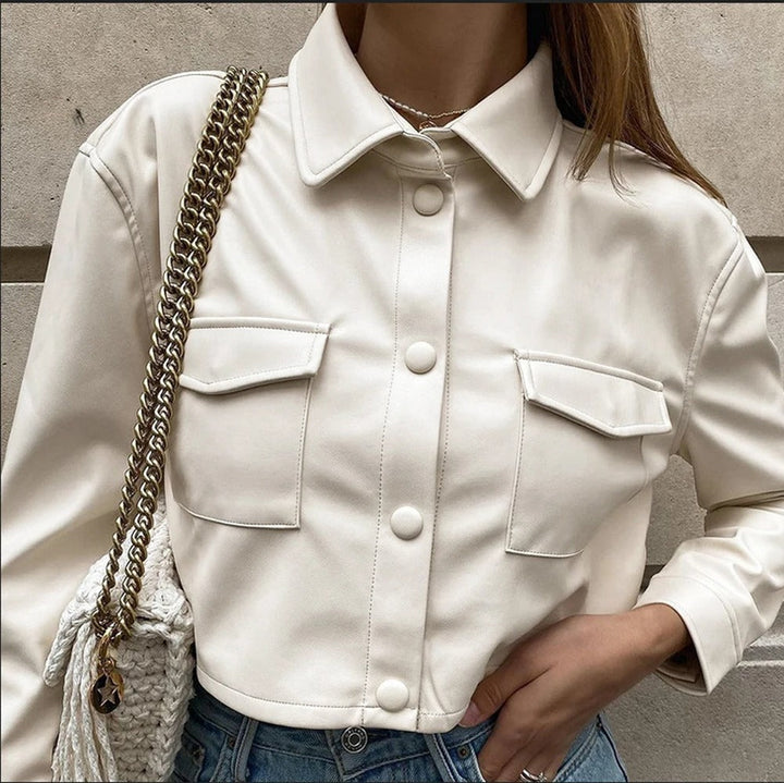 Waterdichte Leren Zomerjas voor Dames – Celeste