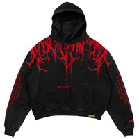 Oversized Heavy Hoodie met Print – Damon