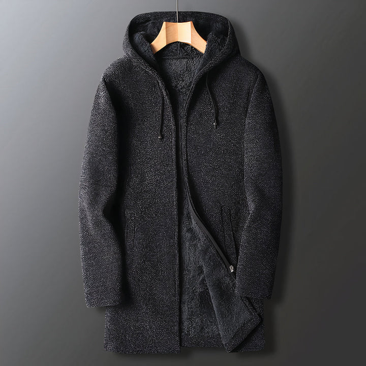 Warme Heren Fleecejas Met Capuchon – Marcus