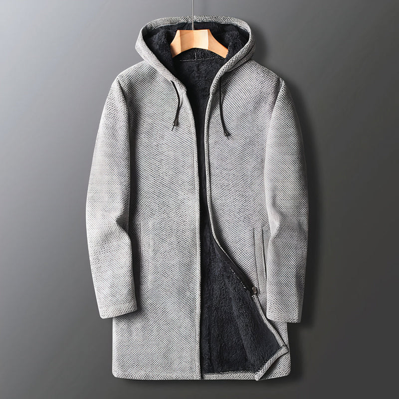 Warme Heren Fleecejas Met Capuchon – Marcus