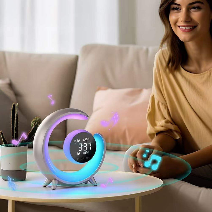 Multifunctioneel Nachtlampje met RGB & Wekkerfunctie – Lumivo