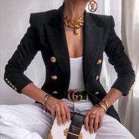 Klassieke Double-Breasted Damesblazer - Amara