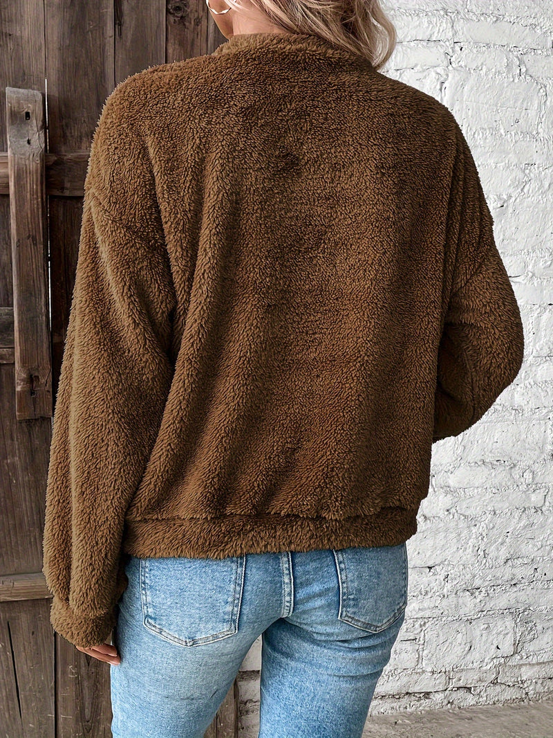 Comfortabele Teddy Pullover Sweatshirt - Livia