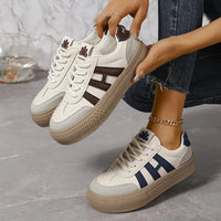 Modieuze plateau sneakers dames - Talia