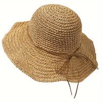 Gehaakte Boho Strohoed voor Zomerreizen – Elouan