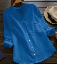 Luchtige Katoenen Linnen Dames Blouse – Maëlle