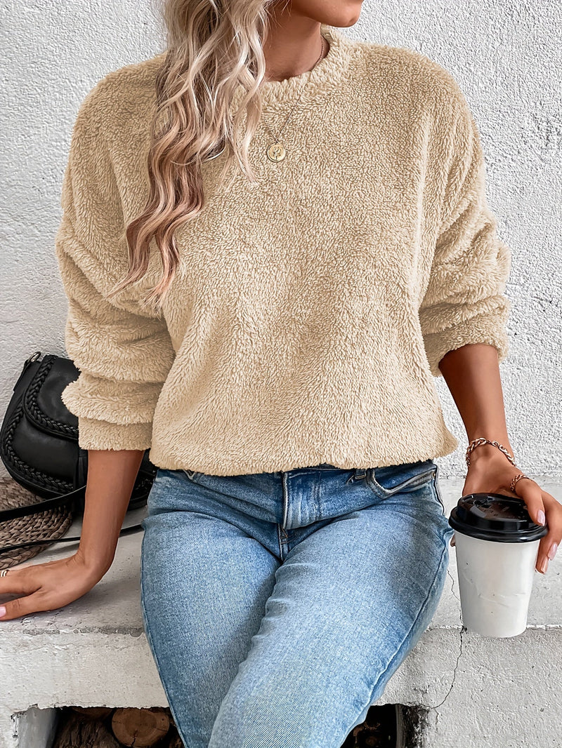 Comfortabele Teddy Pullover Sweatshirt - Livia