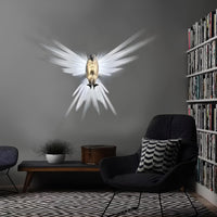 Verlichte Vleugels Wandlamp - LumaWings