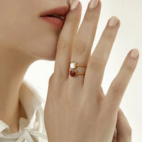 Vintage Emaille Ring - Elvira