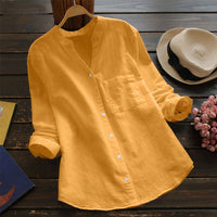 Luchtige Katoenen Linnen Dames Blouse – Maëlle