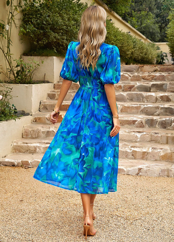 Zomerse Jurk met V-hals – Sophie