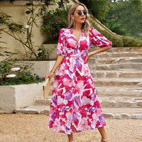 Zomerse Jurk met V-hals – Sophie