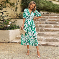 Zomerse Jurk met V-hals – Sophie