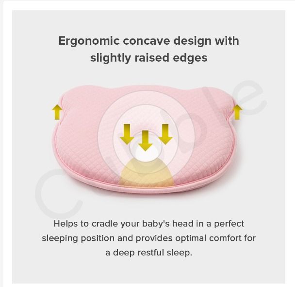 Memory Foam Baby Kussen - ErgoNest