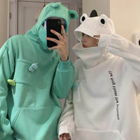 Uniseks Hoodie met Kikkerontwerp – Froggy