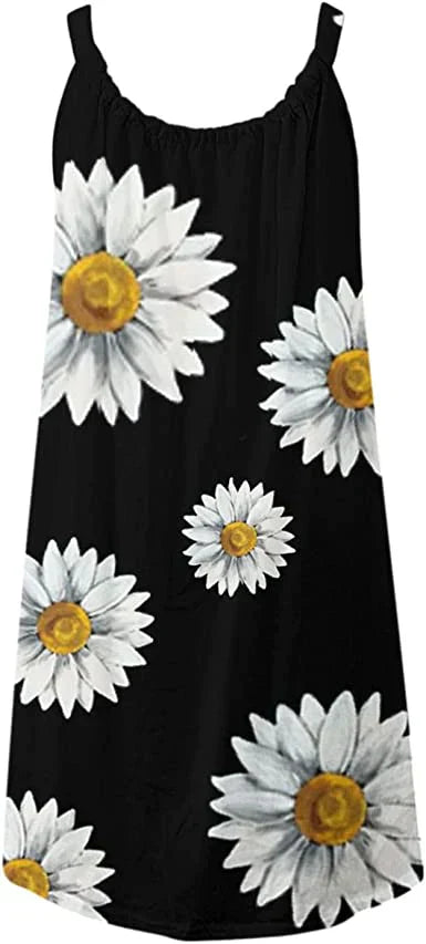 Boho Chic Zomerjurk met bloemenprint – Karla