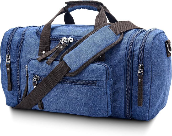 Uitbreidbare Canvas Sporttas – 40L tot 50L Reis Handbagage