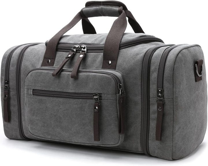 Uitbreidbare Canvas Sporttas – 40L tot 50L Reis Handbagage
