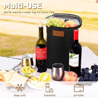 Geïsoleerde Dubbele Wijnflesdrager – 1 Kopen, 1 GRATIS – ChillMate