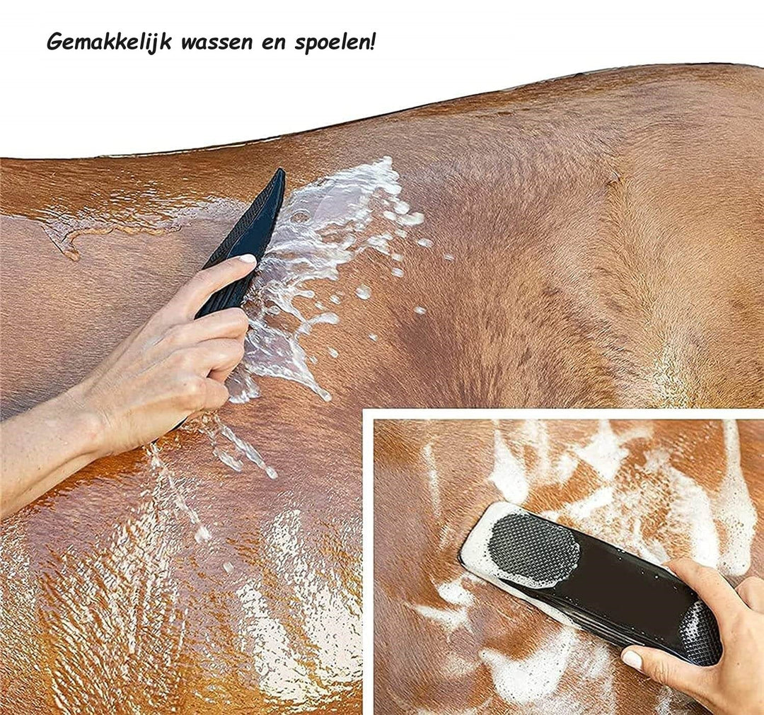 6-In-1 Paardenverzorgingsborstel - EquiGlow