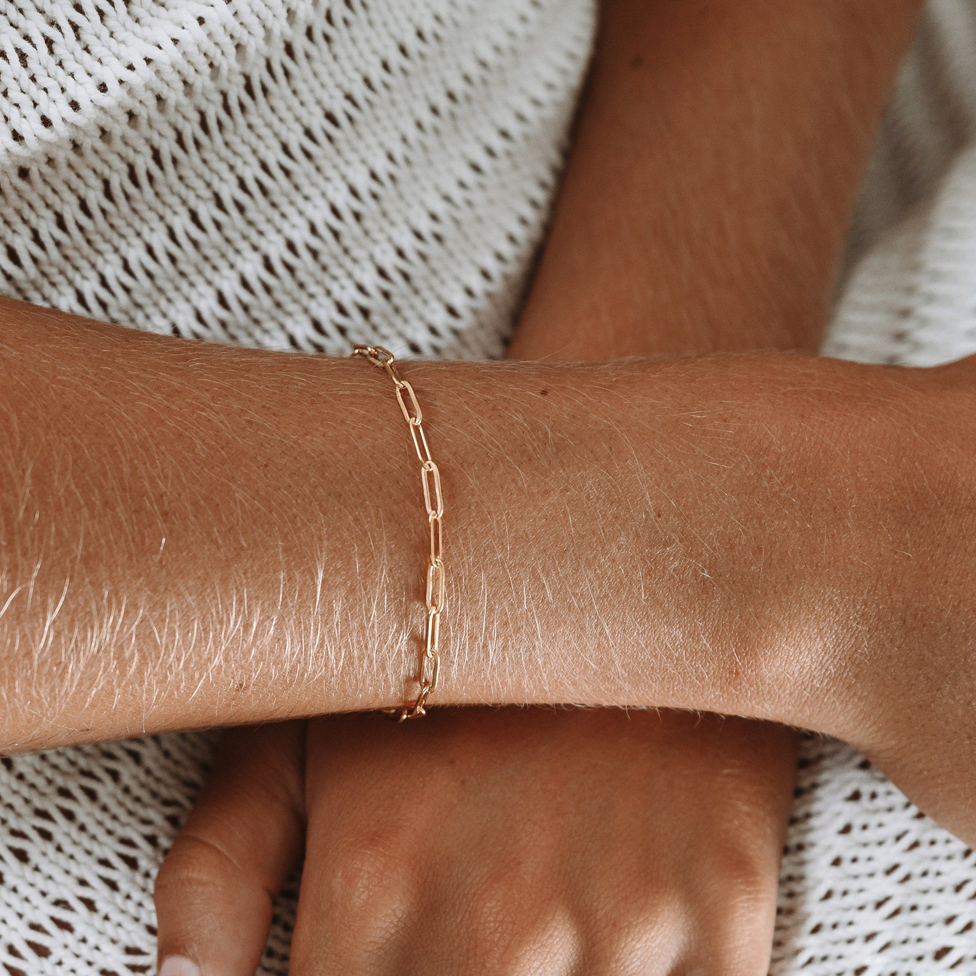 Paperclip Schakel Armband - Nova