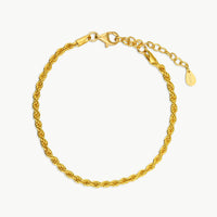 Gedraaide Schakel Armband - Sienna