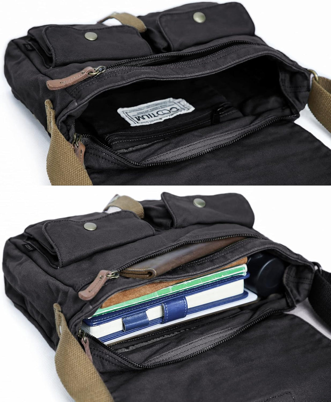 Duurzame Canvas Schoudertas – Kael