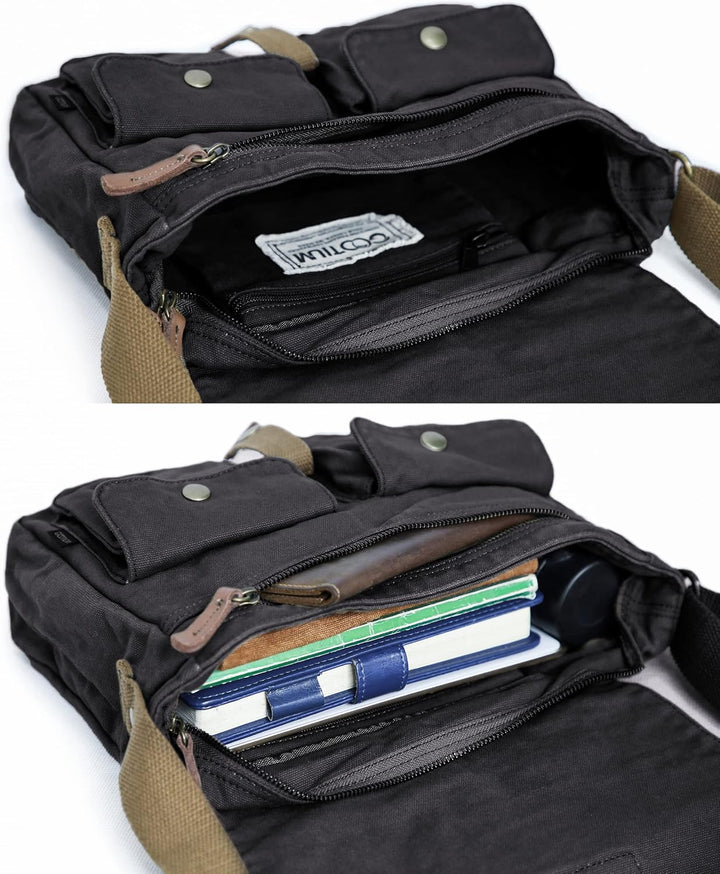 Duurzame Canvas Schoudertas – Kael