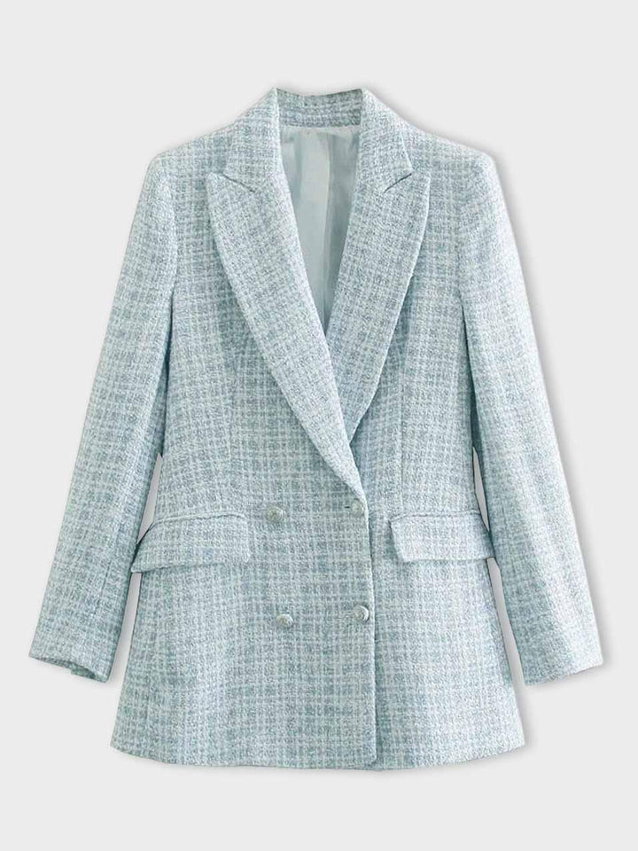 Modieuze Lichtblauwe Damesblazer - Elena