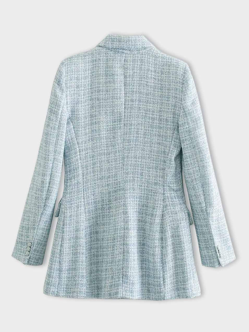 Modieuze Lichtblauwe Damesblazer - Elena