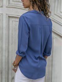 Losse damesblouse met knoopsluiting – Isabella
