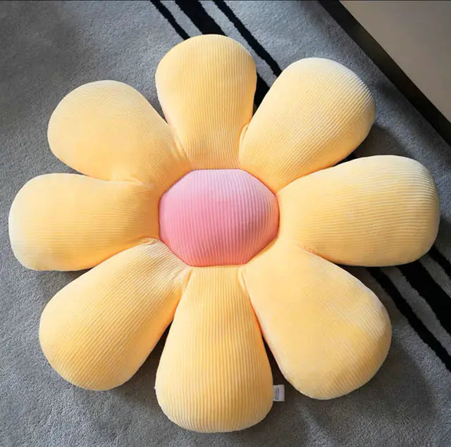 Stijlvol en Comfortabel Bloemvormig Zitkussen - Floral Bliss