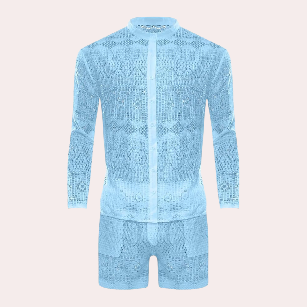 Luchtige Kanten Zomerset voor Heren - Cai