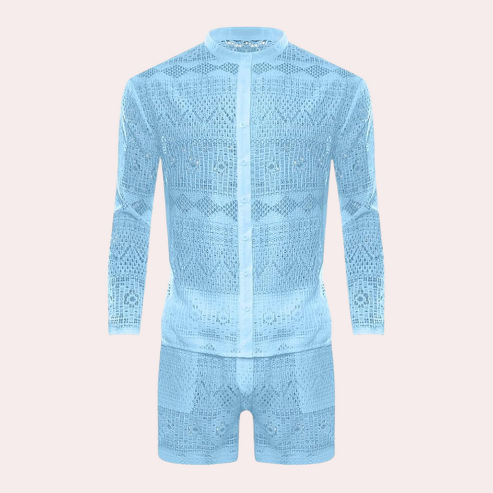 Luchtige Kanten Zomerset voor Heren - Cai