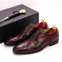 Handgemaakte Heren Oxford Schoenen van Leer – Valentin