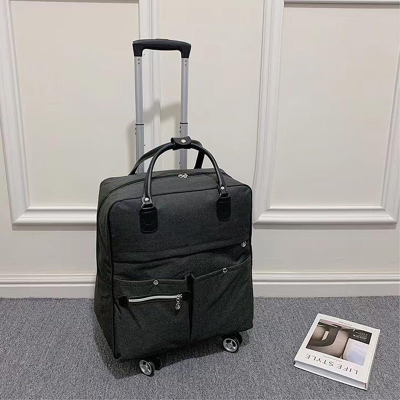 Lichtgewicht Handbagage met Draaiwielen en Laptopvak