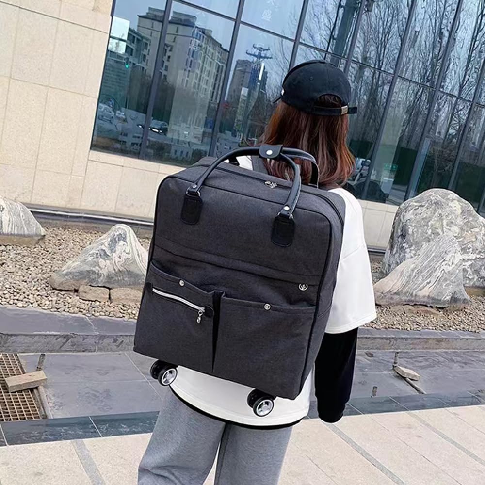 Lichtgewicht Handbagage met Draaiwielen en Laptopvak