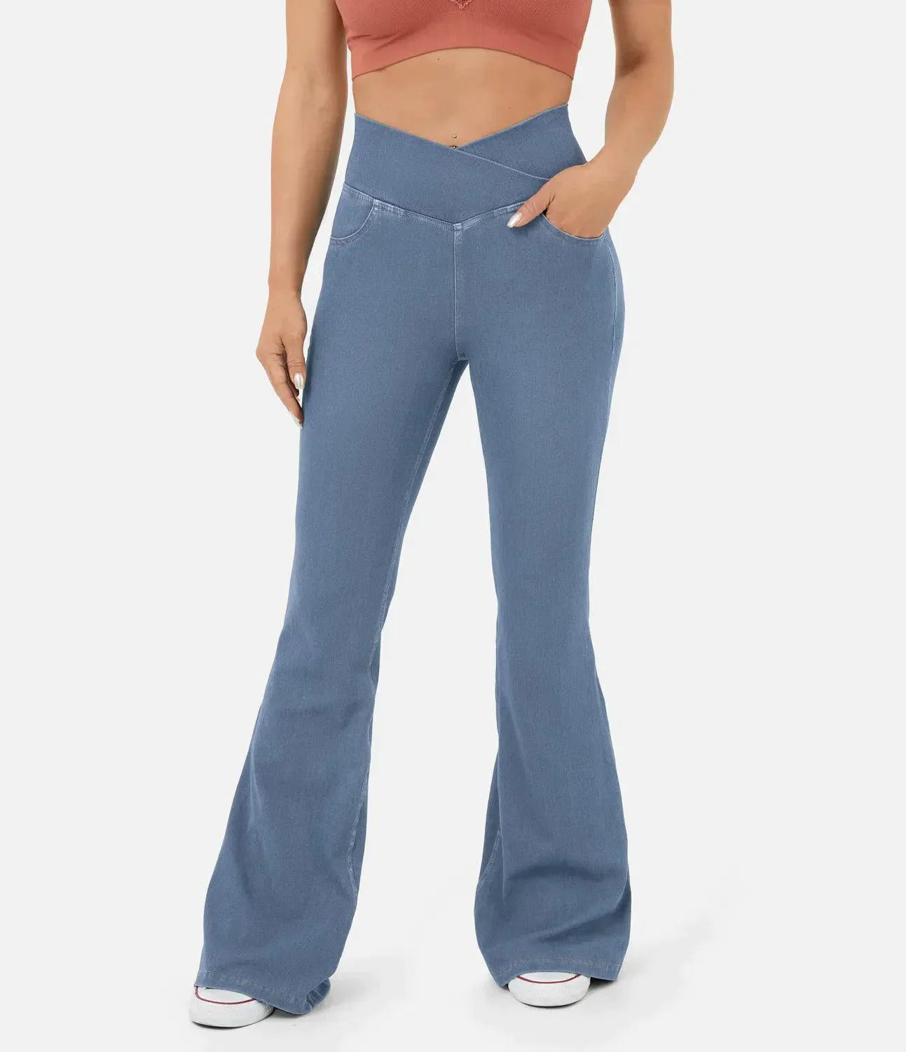 Comfortabele Curvy High Waist Jeans - Aria