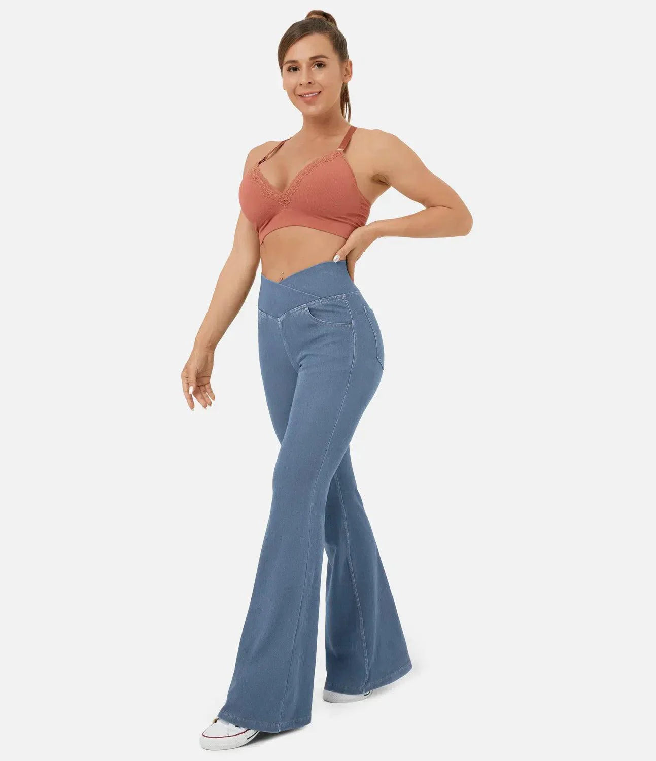 Comfortabele Curvy High Waist Jeans - Aria