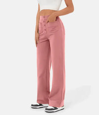 Flexibele Hooggetailleerde Broek - Luna