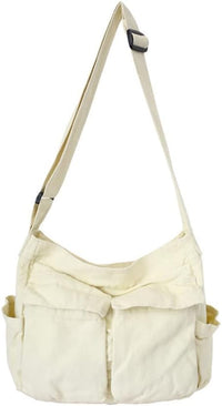 Grote Canvas Crossbody Schoudertas – Selira