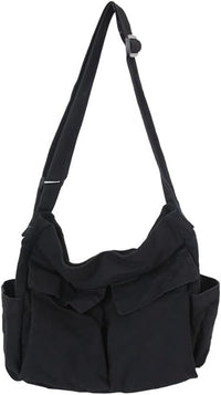 Grote Canvas Crossbody Schoudertas – Selira