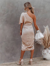 Stijlvolle One-Shoulder Avondjurk - Celeste