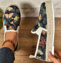 Platform Espadrilles met Bloemenprint – Fleur