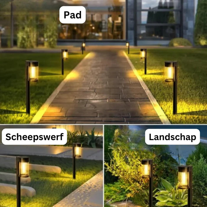 Moderne & Luxe Padverlichting op Zonne-Energie - LumiPath