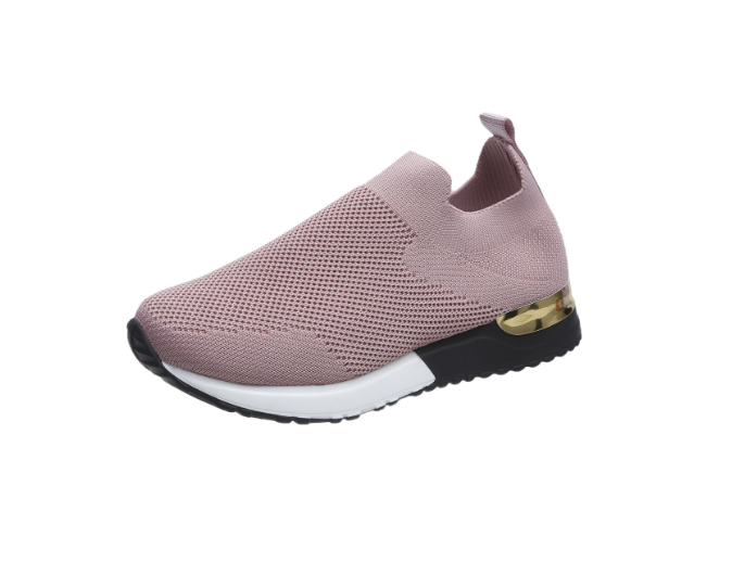 BlissWalk Comfort | Ergonomische Vrouwen Sneaker zonder Veters met Dempende Hak